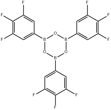 2,4,6-TRIS(3,4,5-TRIFLUOROPHENYL)BOROXIN Structure