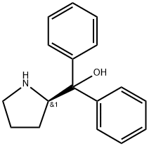 (R)-(+)-a,a-Diphenyl-2-pyrrolidinemethanol Structure