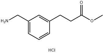methyl 3-(3-aminomethylphenyl)propanoate(HCl) Structure