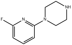 피페라진,1-(6-플루오로-2-피리디닐)-(9CI) 구조식 이미지
