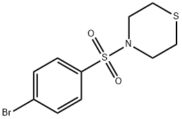 4-(4-BROMOPHENYLSULFONYL)THIOMORPHOLINE Structure