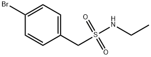 1-(4-bromophenyl)-N-ethylmethanesulfonamide Structure