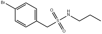 1-(4-bromophenyl)-N-propylmethanesulfonamide Structure