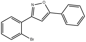 이속사졸,3-(2-브로모페닐)-5-페닐- 구조식 이미지