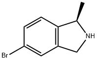 (1R)-5-bromo-2,3-dihydro-1-methyl-1H-Isoindole 구조식 이미지
