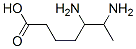 Heptanoic  acid,  5,6-diamino- Structure