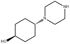 Cyclohexanol, 4-(1-piperazinyl)-, trans- (9CI) Structure