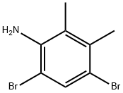 4,6-DIBROMO-2,3-DIMETHYLANILINE Structure