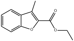 3-METHYLBENZOFURAN-2-CARBOXYLIC ACID ETHYL ESTER 구조식 이미지