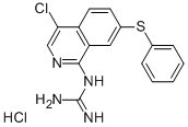 1-(4-CHLORO-7-(페닐티오)이소퀴놀린-1-YL)구아니딘염화물 구조식 이미지