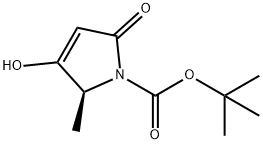 (S)-3-Hydroxy-2-Methyl-5-oxo-2,5-dihydro-pyrrole-1-carboxylic acid tert-butyl ester Structure