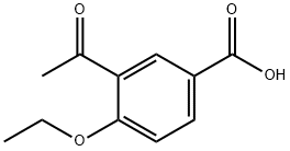 Benzoic acid, 3-acetyl-4-ethoxy- (9CI) Structure