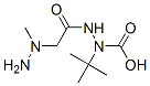 히드라진카르복실산,2-[(1-메틸히드라지노)아세틸]-,1,1-디메틸에틸 구조식 이미지