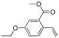 벤조산,2-에테닐-5-에톡시-,메틸에스테르(9CI) 구조식 이미지