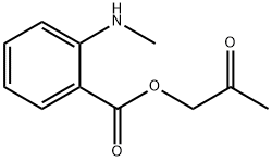 Benzoic acid, 2-(methylamino)-, 2-oxopropyl ester (9CI) Structure