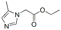 1H-이미다졸-1-아세트산,5-메틸-,에틸에스테르(9CI) 구조식 이미지