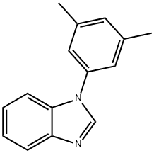 1-(3,5-DIMETHYLPHENYL)-1H-벤조이미다졸 구조식 이미지