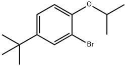 2-브로모-4-t-부틸-1-이소프로폭시벤젠 구조식 이미지
