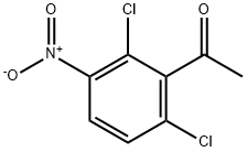 2,6-Dichloro-3-nitroacetophenone Structure