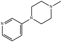 Piperazine, 1-methyl-4-(3-pyridinyl)- (9CI) Structure