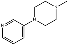 피페라진,1-메틸-4-(3-피리디닐)-(9CI) 구조식 이미지
