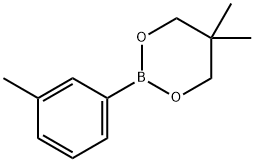 5,5-Dimethyl-2-(3-methylphenyl)-1,3,2-dioxaborinane Structure