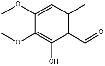 2-HYDROXY-3,4-DIMETHOXY-6-METHYLBENZALDEHYDE Structure