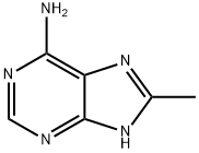 1H-Purin-6-amine, 8-methyl- (9CI) Structure