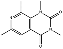 1,3,6,8-Tetramethylpyrido[3,4-d]pyrimidine-2,4(1H,3H)-dione 구조식 이미지