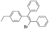 (Z)-1-Bromo-1,2-diphenyl-2-(p-ethylphenyl)ethene Structure