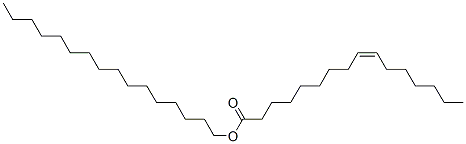 9-Hexadecenoic acid, hexadecyl ester, (Z)- Structure