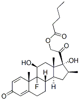 BETAMETHASONE VALERATE RELATED COMPOUND A (50 MG) (BETAMETHASONE 21-VALERATE) (AS) 구조식 이미지