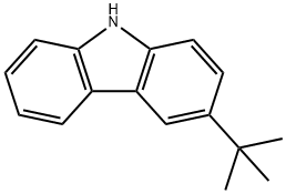3-tert-Butyl-9H-carbazole 구조식 이미지