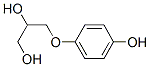 3-(p-Hydroxyphenoxy)-1,2-propanediol Structure