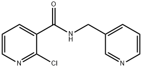 2-Chloro-N-(3-pyridinylmethyl)nicotinamide Structure