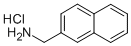 2-NAPHTHALENEMETHYLAMINE HYDROCHLORIDE 구조식 이미지