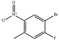 4-Bromo-5-fluoro-2-nitrotoluene 구조식 이미지