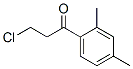 3-클로로-1-(2,4-디메틸페닐)프로판-1-온 구조식 이미지