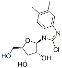 2-클로로-5,6-디메틸-1-.베타.-D-리보푸라노실벤즈이미다졸 구조식 이미지