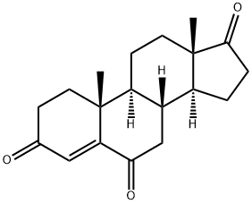 Androst-4-ene-3,6,17-trione 구조식 이미지
