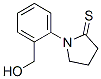 2-Pyrrolidinethione,  1-[2-(hydroxymethyl)phenyl]- Structure