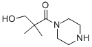 Piperazine, 1-(3-hydroxy-2,2-dimethyl-1-oxopropyl)- (9CI) 구조식 이미지