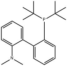 2-DI-T-BUTYLPHOSPHINO-2'-(N,N-DIMETHYLAMINO)BIPHENYL 구조식 이미지