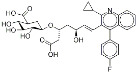 Pitavastatin 3-Ether Glucuronide  Structure