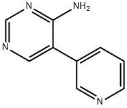 4-Pyrimidinamine, 5-(3-pyridinyl)- Structure