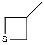 3-Methylthietane Structure