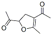 Ethanone, 1,1-(2,3-dihydro-5-methyl-2,4-furandiyl)bis- (9CI) 구조식 이미지