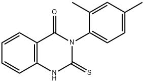 3-(2,4-DIMETHYL-PHENYL)-2-MERCAPTO-3H-QUINAZOLIN-4-ONE Structure