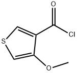 3-Thiophenecarbonyl chloride, 4-methoxy- (9CI) Structure