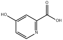 4-Hydroxypyridine-2-carboxylic acid 구조식 이미지